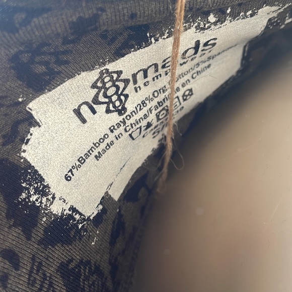 Nomads Hempwear / size small olive green with black pattern NWT - Picture 4 of 4